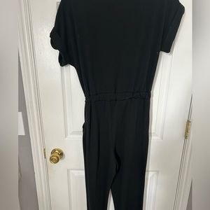 Black casual jumpsuit